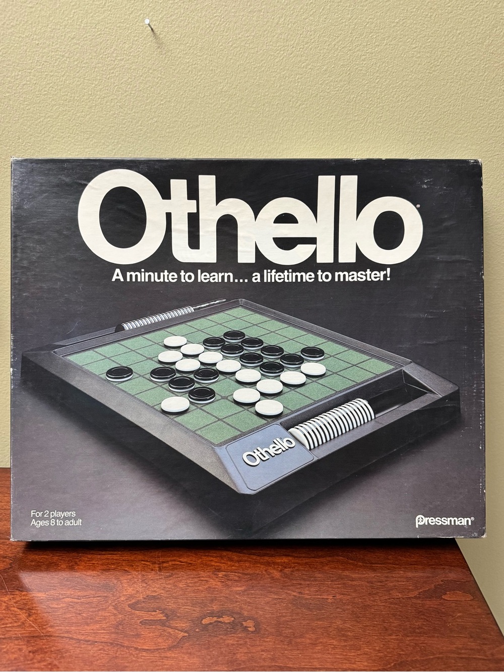 Vintage 1990 Othello Strategy Board Game Pressman Complete Classic Retro